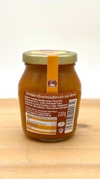 Sanddorn-Fruchtaufstrich mit Birne