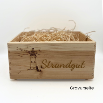 Holzkiste 'Strandgut'
