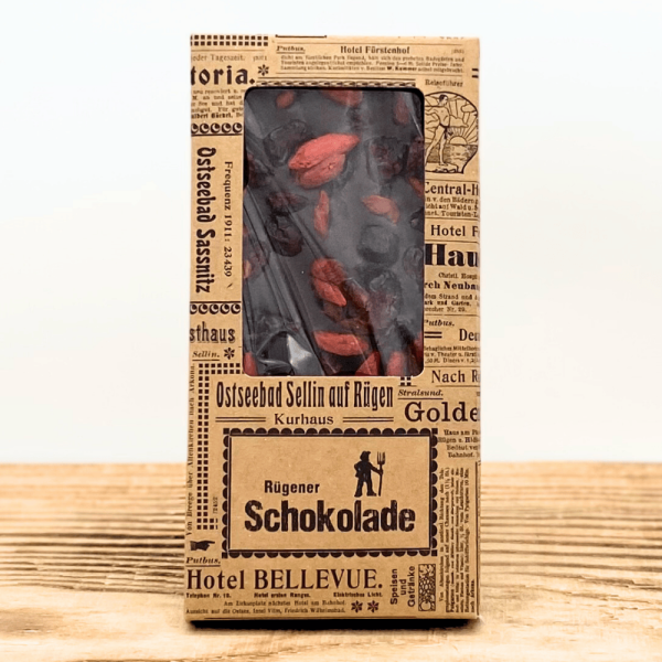 Zartbitterschokolade mit Superbeeren