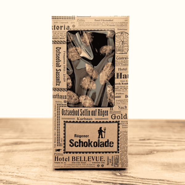 Zartbitterschokolade mit gebrannten Mandeln